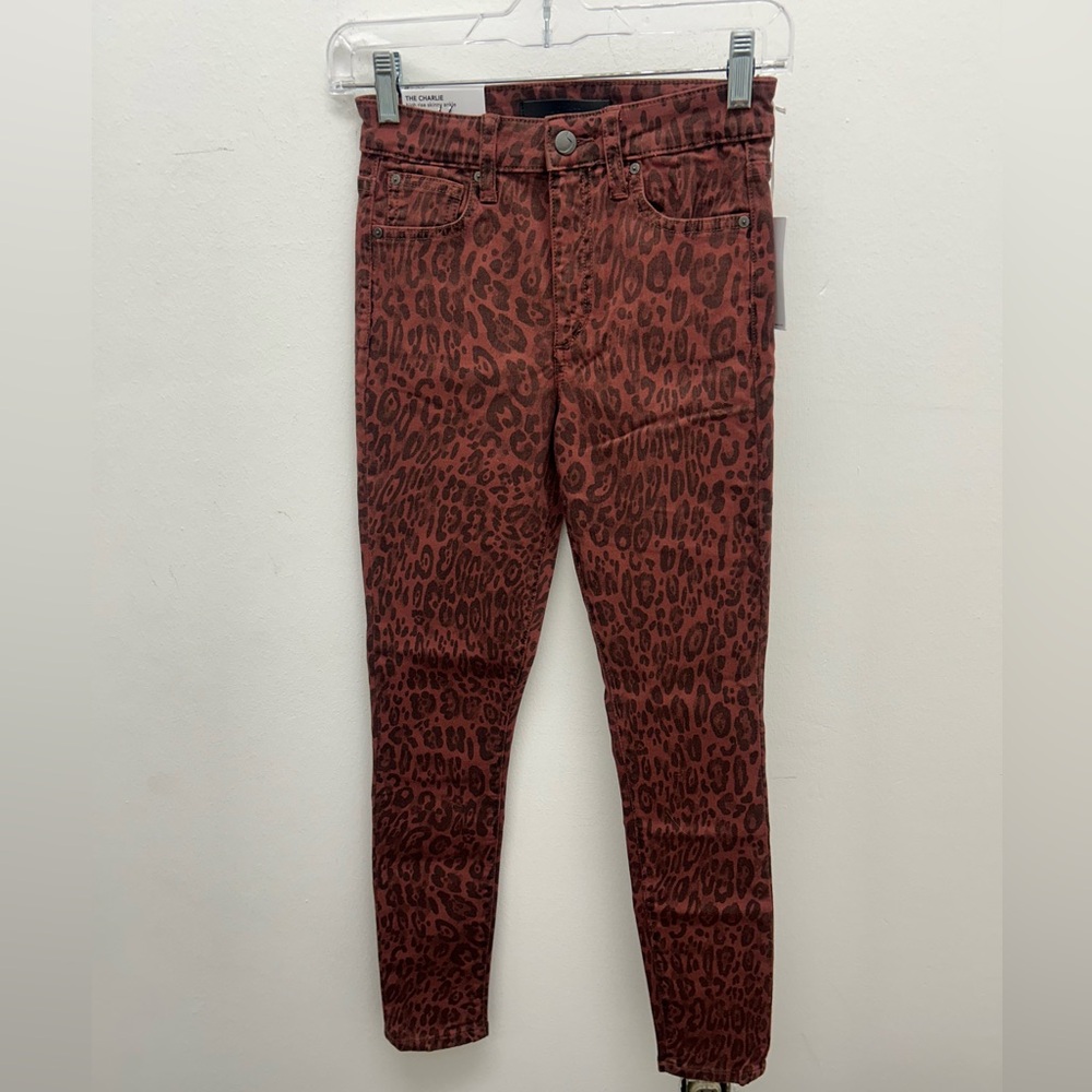 Joe's Jeans Animal Print High Rise Skinny Ankle